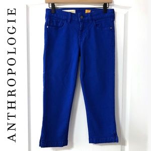 Anthropologie Jeans Pilcro Blue STET size 25 NWT